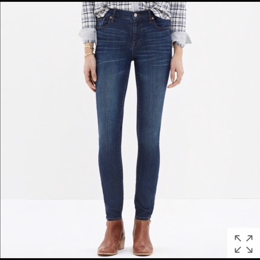 Madewell NWOT High Riser Skinny Jeans Sz 28